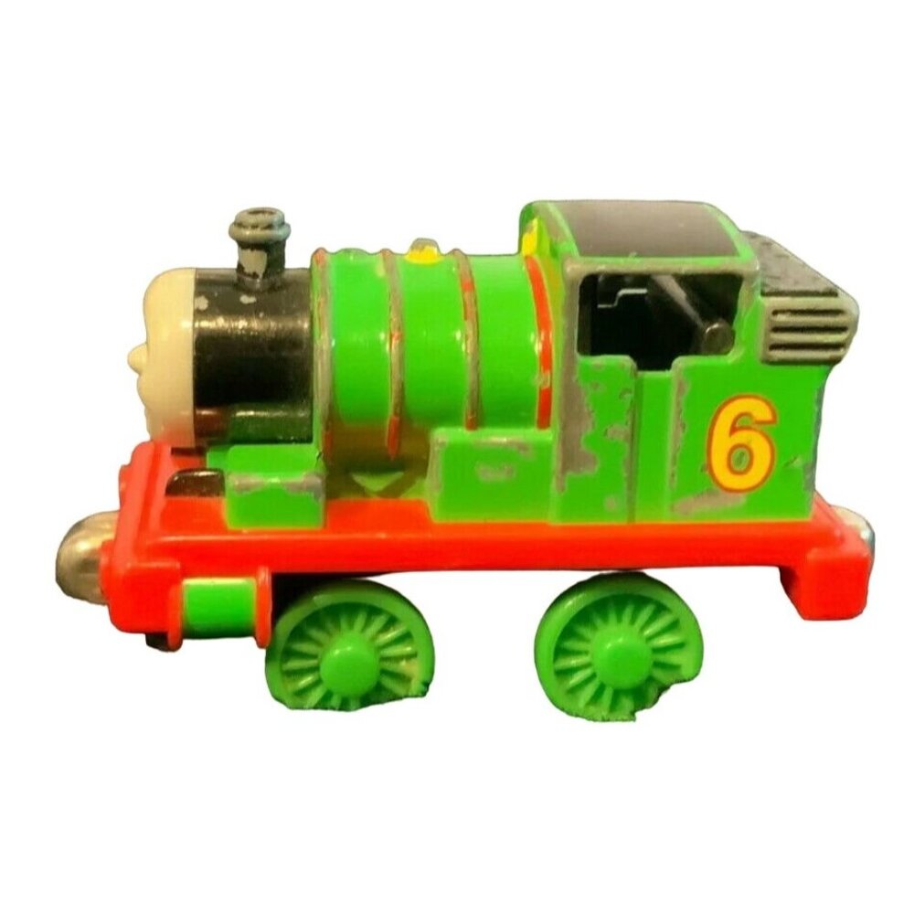 Vintage Thomas & Friends Percy Die-Cast Metal Train Engine Toy